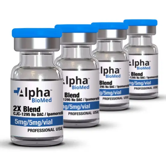 CJC-1295 No DAC (5mg) / Ipamorelin (5mg) Maintenance Kit (4 Vials – 10mg each)